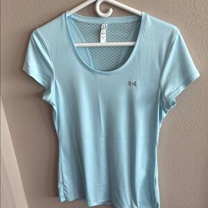 Under Armour Women's Sky Blue Short Sleeve Tee